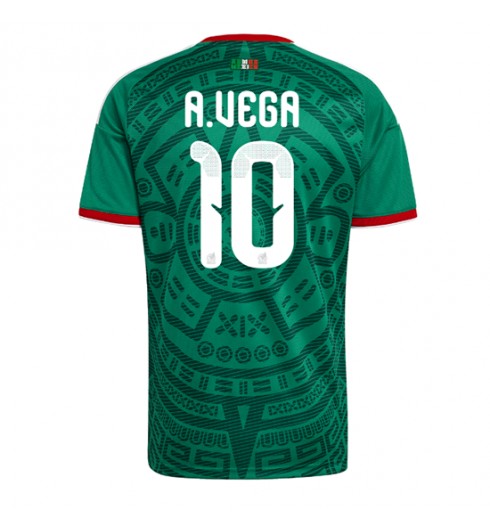 Meksiko Alexis Vega #10 Kotipaita MM-kisat 2026 Lyhythihainen Meksiko Alexis Vega #10 Kotipaita MM-kisat 2026 Lyhythihainen